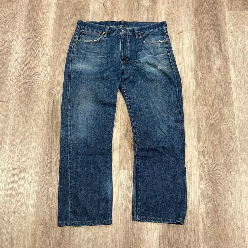 Vintage 00s Polo Ralph Lauren Jeans Dark Wash Fade Men's Size 36x28